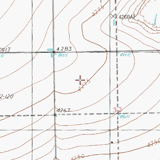 Topographic Map of Providence Dairy, NM