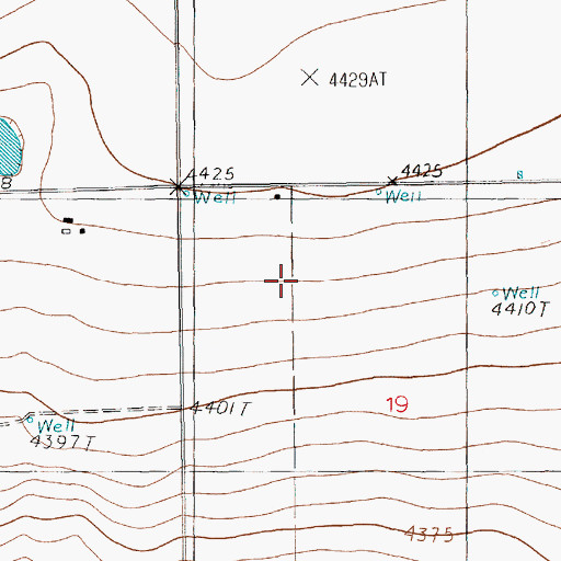 Topographic Map of Southern Draw Dairy, NM