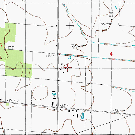 Topographic Map of Bierman Grain Farm, IL