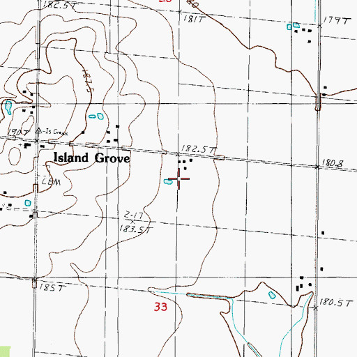 Topographic Map of Cohorst Dairy Farm, IL