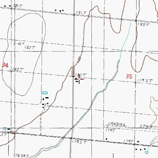 Topographic Map of Lidy Dairy and Hog Farm, IL