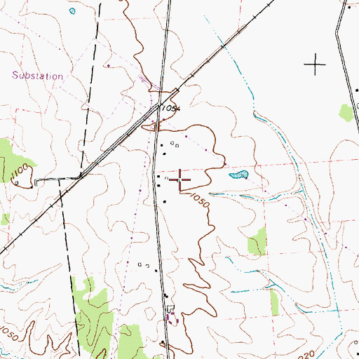 Topographic Map of Bliss Dairy, OH