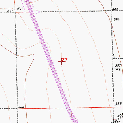 Topographic Map of Pilobos Management Area, CA