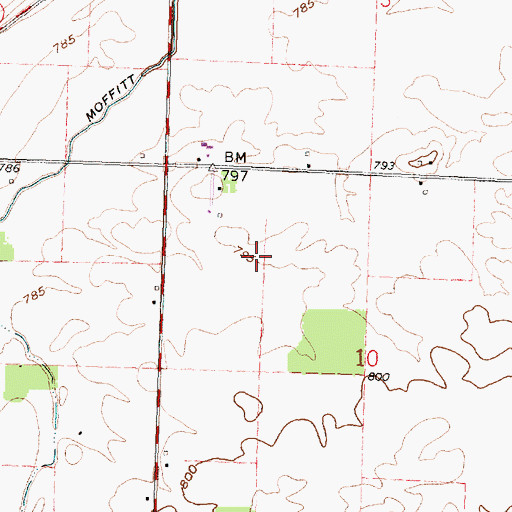 Topographic Map of Gorsuch Farm, OH