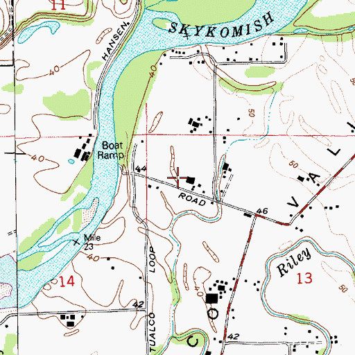Topographic Map of Werkhoven Dairy, WA