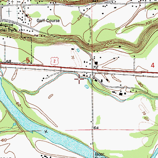 Topographic Map of Kosterland Dairy, WA