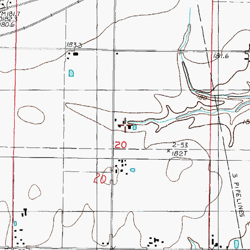 Topographic Map of Pruemer Farms, IL