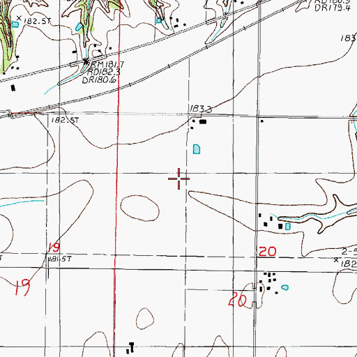 Topographic Map of Niemeyer Farm, IL