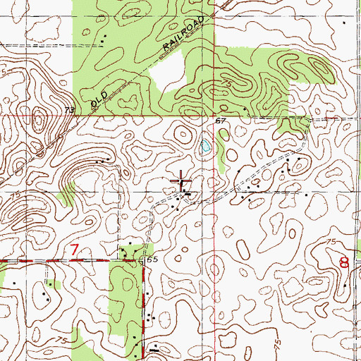 Topographic Map of Alton Dairy, FL