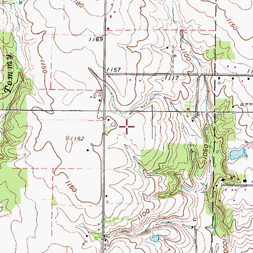 Topographic Map of Swan Meadow Farm, OH