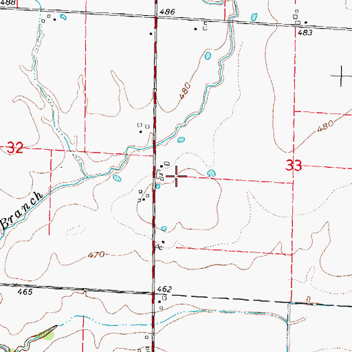 Topographic Map of Fuhler Brothers Dairy, IL