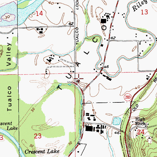 Topographic Map of Alden Farms, WA