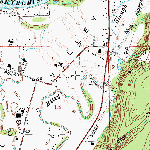 Topographic Map of Cascade Meadows, WA
