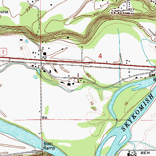 Topographic Map of Pine Creek Nursery, WA