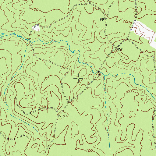 Topographic Map of Big Woods State Forest, VA
