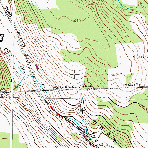 Topographic Map of J View Farms, NY