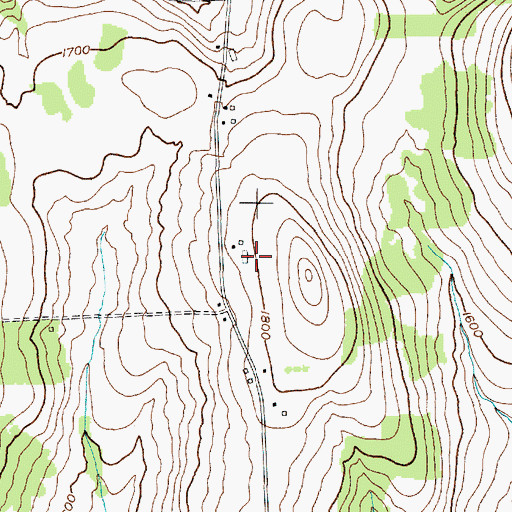 Topographic Map of Rubicon Ridge Farm, NY