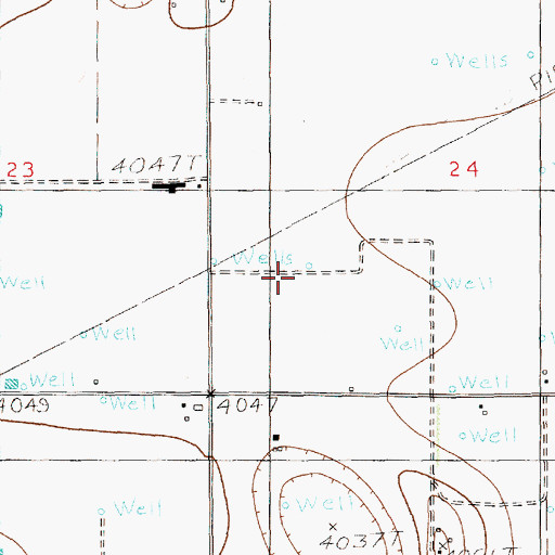 Topographic Map of Brouwer Dairy, NM