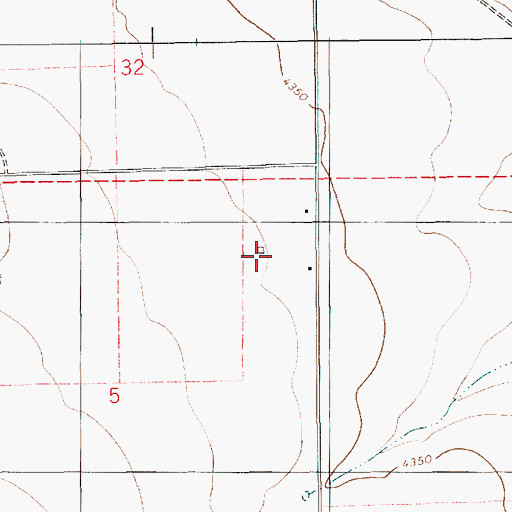 Topographic Map of Danbom Dairy, NM