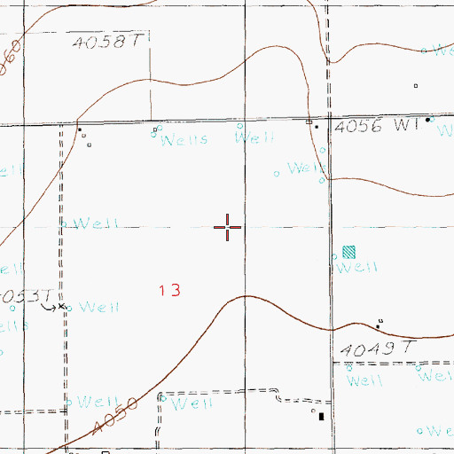 Topographic Map of La Jolla Dairy, NM
