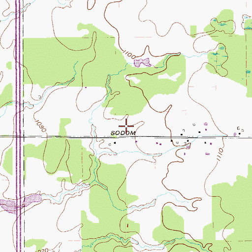 Topographic Map of R and K Farms, OH