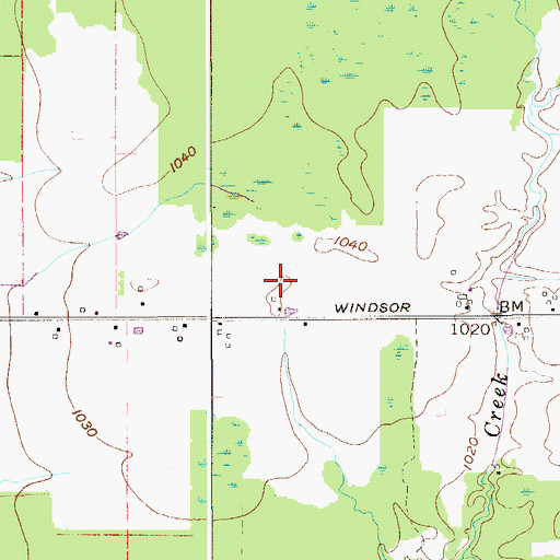 Topographic Map of Schafle Dairy Farm, OH