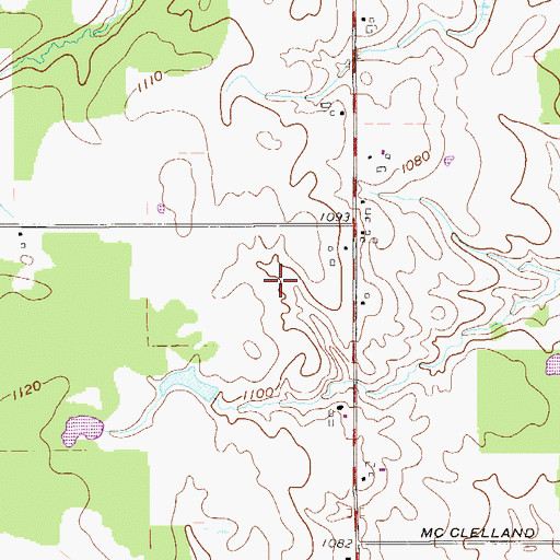 Topographic Map of Gruskiewicz Farms, OH