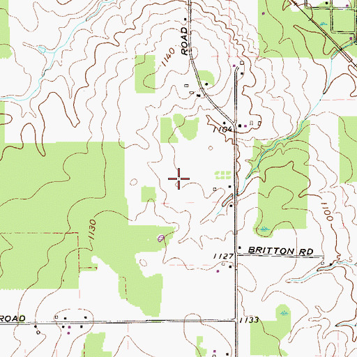 Topographic Map of Ri Valley Farm, OH