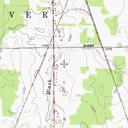 Topographic Map of Winding Brook Farms, OH