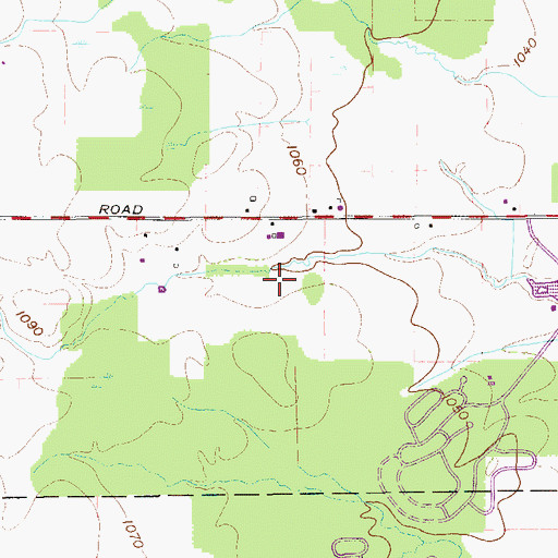 Topographic Map of Beckwith Dairy, OH