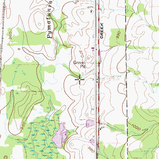 Topographic Map of Suchdale Farms, OH