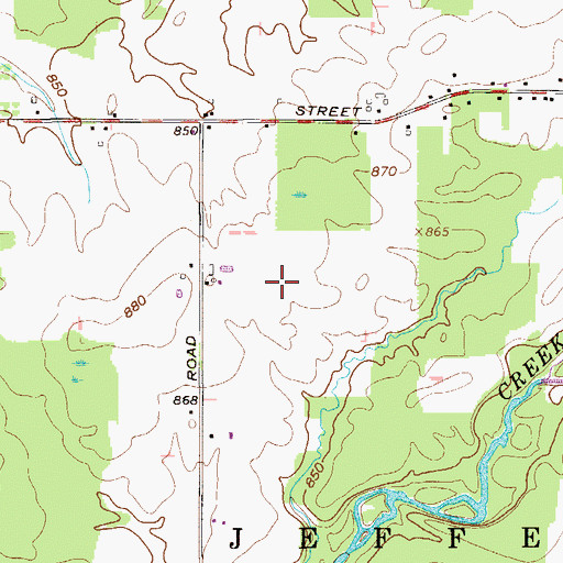 Topographic Map of Wilso Dairy, OH