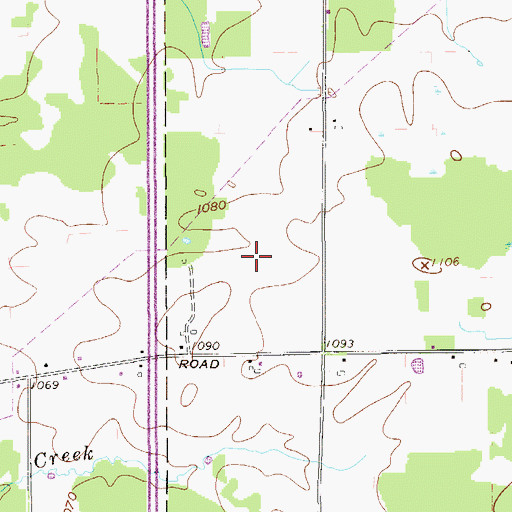 Topographic Map of Gale Farms, OH