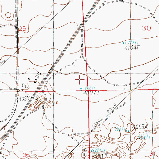 Topographic Map of Launchpad Dairy, NM