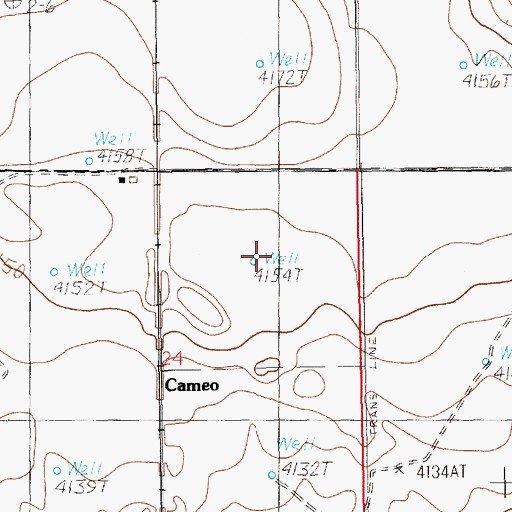 Topographic Map of Opportunity Dairy, NM
