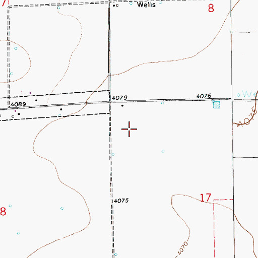 Topographic Map of Parkland Dairy, NM