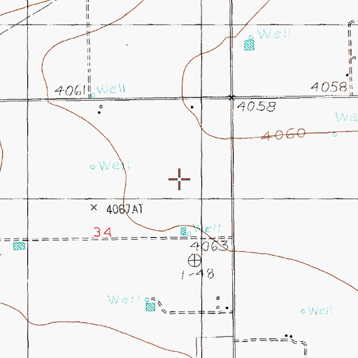 Topographic Map of Philmar Dairy, NM