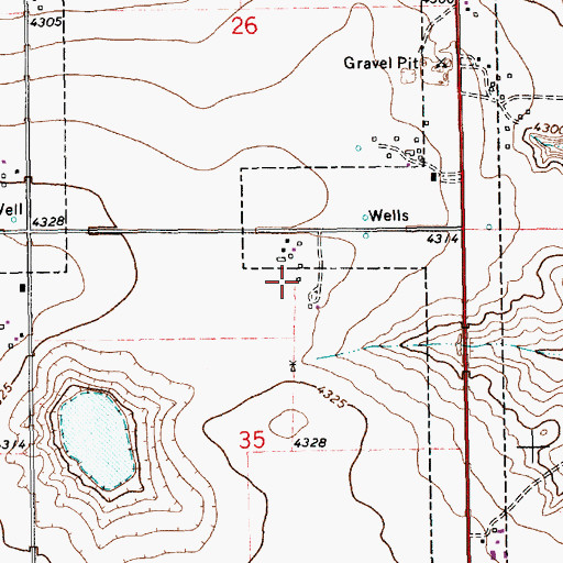 Topographic Map of Ruvalcaba Dairy, NM