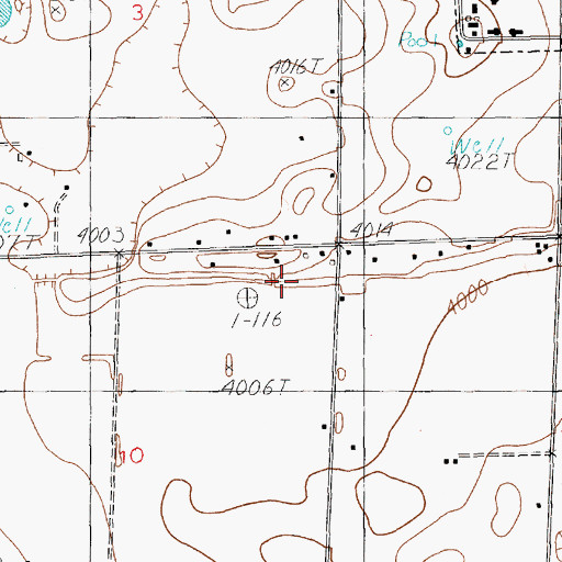 Topographic Map of Stepping Stone Dairy, NM