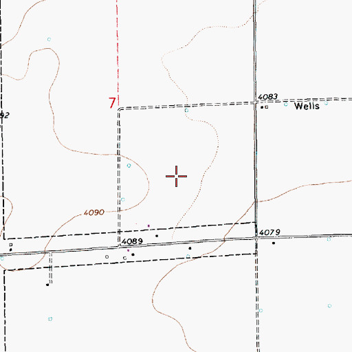 Topographic Map of Western Star Dairy, NM