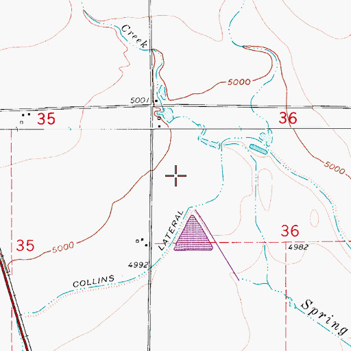 Topographic Map of Bonnie Plant Farms, CO