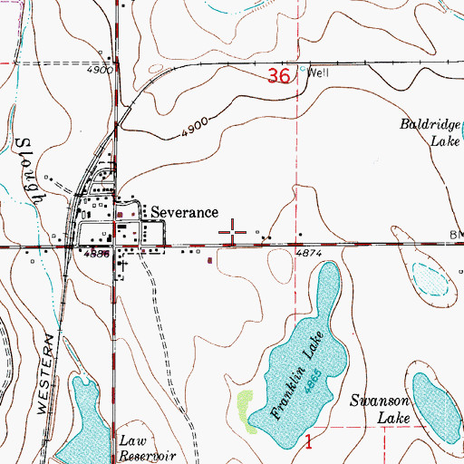Topographic Map of Hirsch Dairy, CO