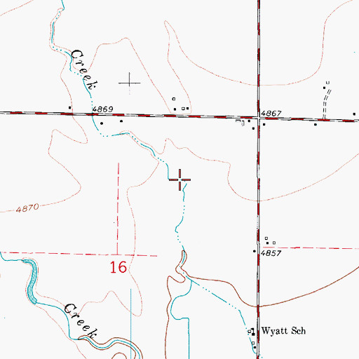 Topographic Map of Tateyama Dairy, CO