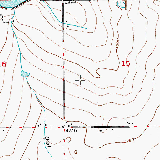 Topographic Map of Kerbs Dairy, CO
