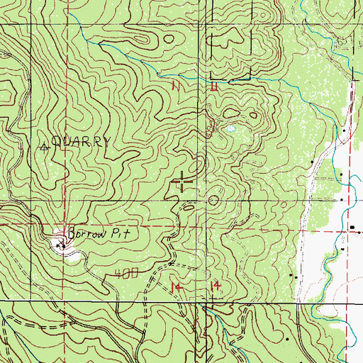 Topographic Map of Dila Dairy, OR