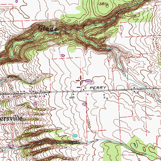 Topographic Map of Pingrey Dairy Farm, NY