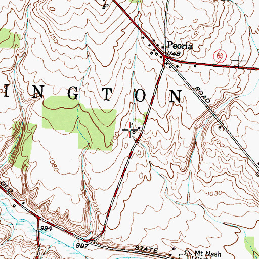Topographic Map of Armson Farms, NY