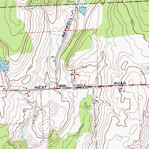 Topographic Map of Davis Valley Farm, NY