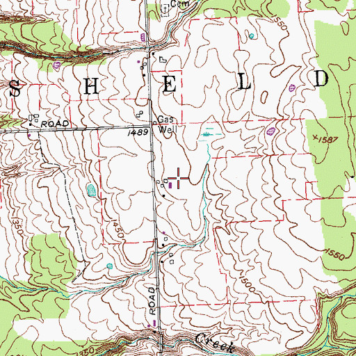 Topographic Map of Fontaine Farm, NY