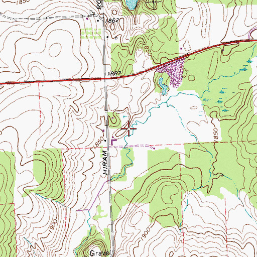 Topographic Map of Zielenieski Farms, NY